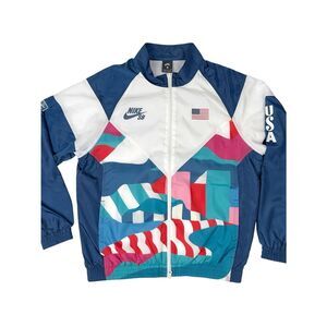 Nike SB x Parra Team USA Skateboarding Track Jacket Mens Size Small